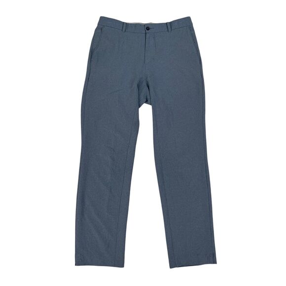 Nike Pants Mens 30 Storm Blue Hybrid Stretch Dri Fit Breathable Flex Waistband - Picture 1 of 12